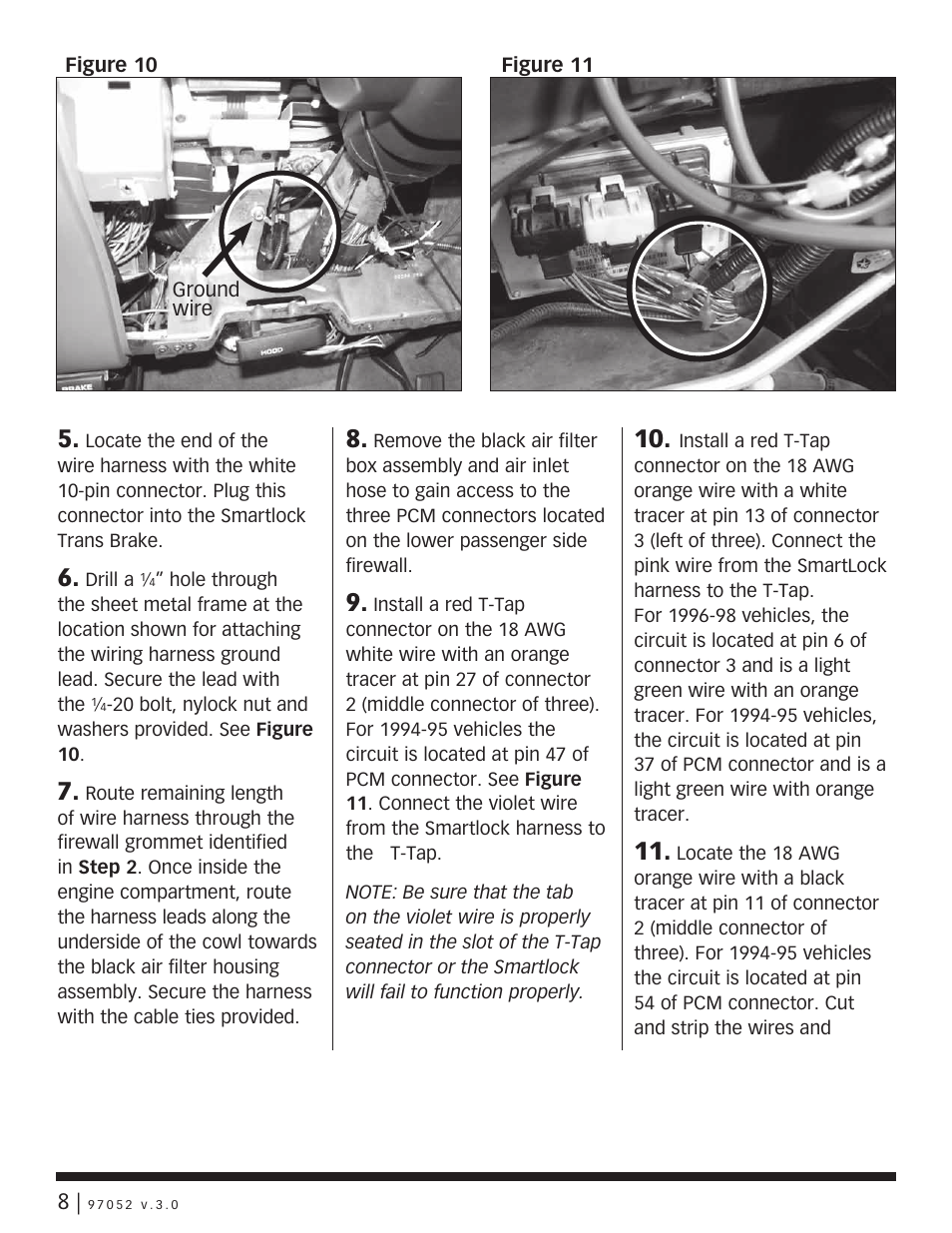 Banks Power Dodge Trucks: (Diesel ’98 - 02 5.9L Cummins ISB) Speed Control- Banks SmartLock (used with non-CBC-equipped Banks Brake) User Manual | Page 8 / 12