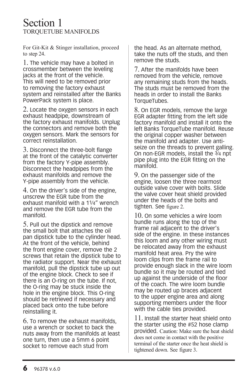 Banks Power Ford Motorhomes: (Gas ’97 - 05 6.8L V-10, Class-A (20-valve)) Power Systems- PowerPack, Stinger & Git-Kit Systems, (Class-A) '97-05 User Manual | Page 6 / 20