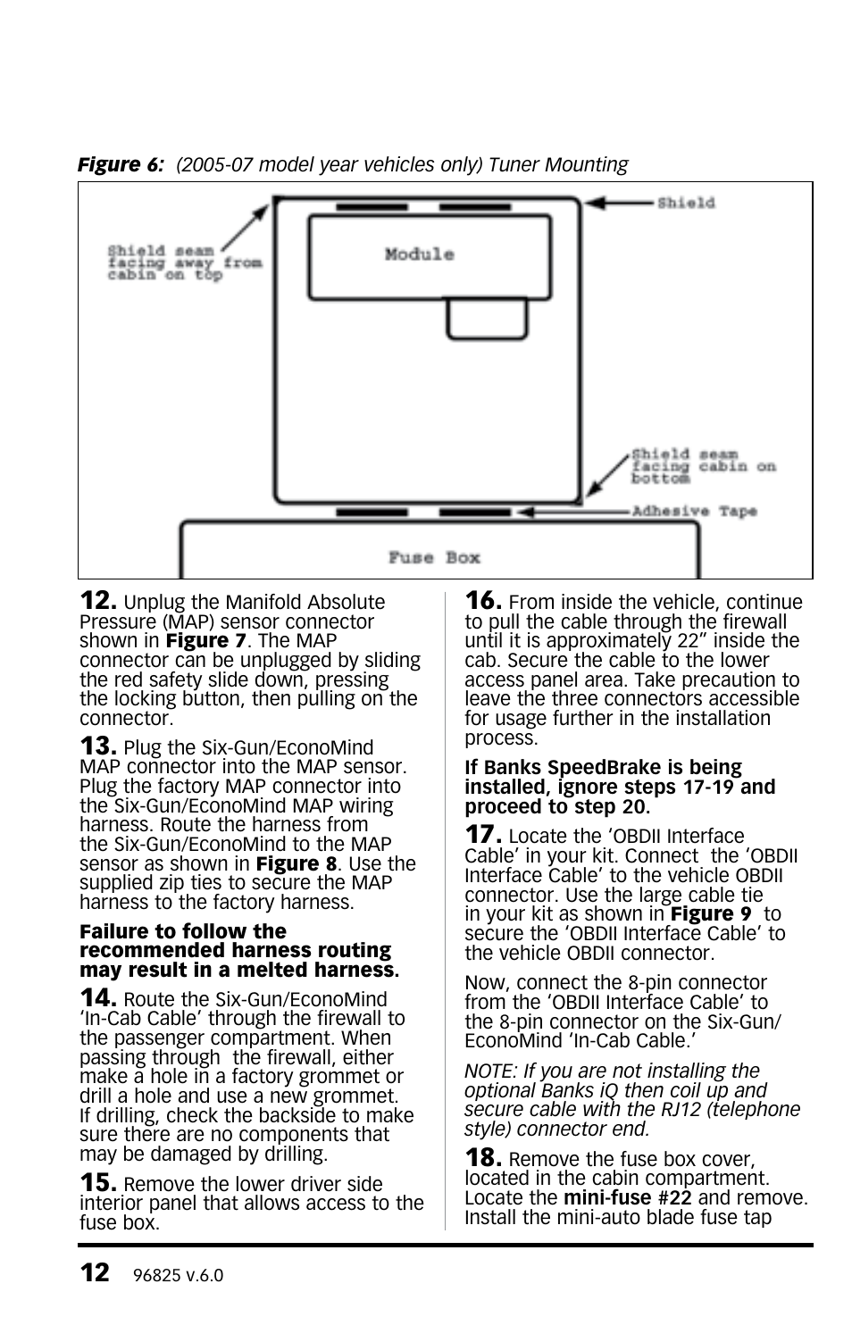 Banks Power Ford Trucks: (Diesel ’03 - 07 6.0L Power Stroke) Tuner- Six-Gun Diesel Tuner & SpeedBrake, For use with Banks iQ '03-07 Compatible with PowerPDA User Manual | Page 12 / 40