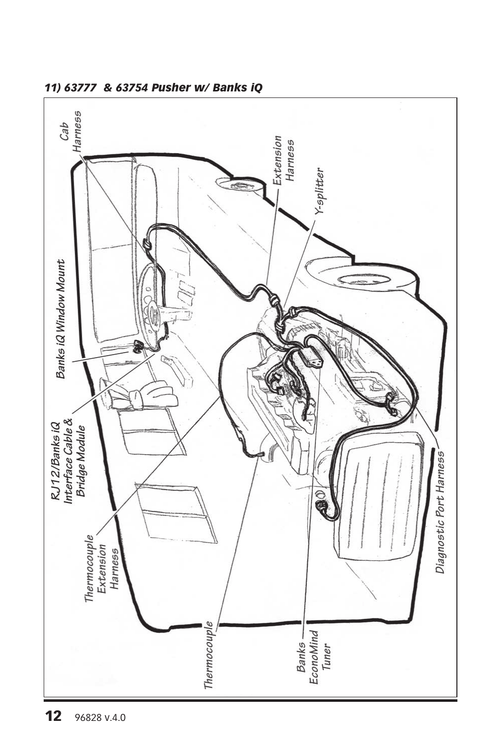 Banks Power Cummins Motorhomes: (Diesel ’03 - 07 ISB-CR 5.9L) Power Pack with EconoMind and Banks iQ w_optional DynaFact Gauges 5.9L (Class-A w_Allison 2000-3000 Trans '03-07), 6.7L (Class-A, All Trans) '07-09 User Manual | Page 12 / 34
