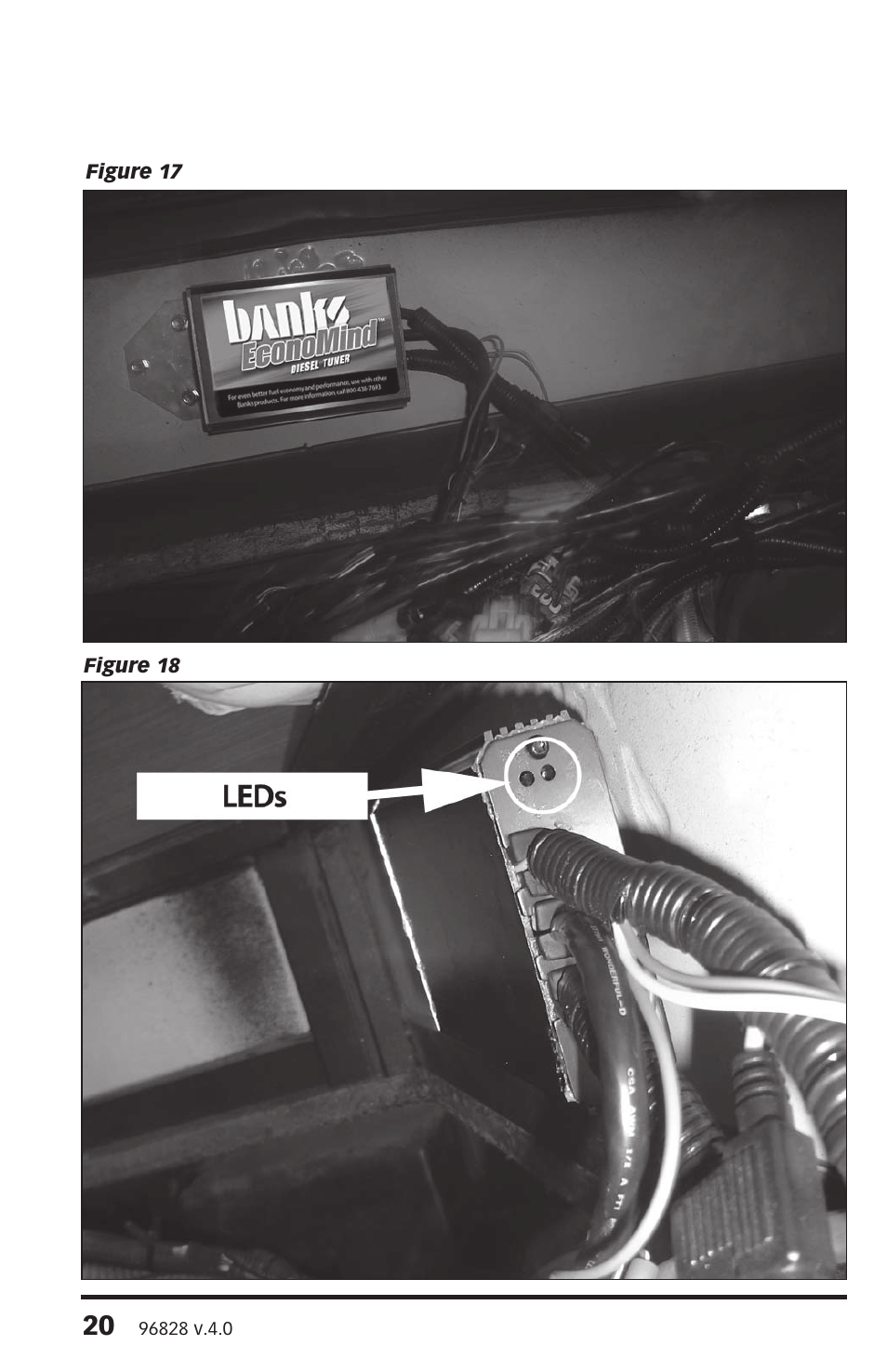 Banks Power Cummins Motorhomes: (Diesel ’03 - 07 ISB-CR 5.9L) Power Pack with EconoMind and Banks iQ w_optional DynaFact Gauges 5.9L (Class-A w_Allison 2000-3000 Trans '03-07), 6.7L (Class-A, All Trans) '07-09 User Manual | Page 20 / 34