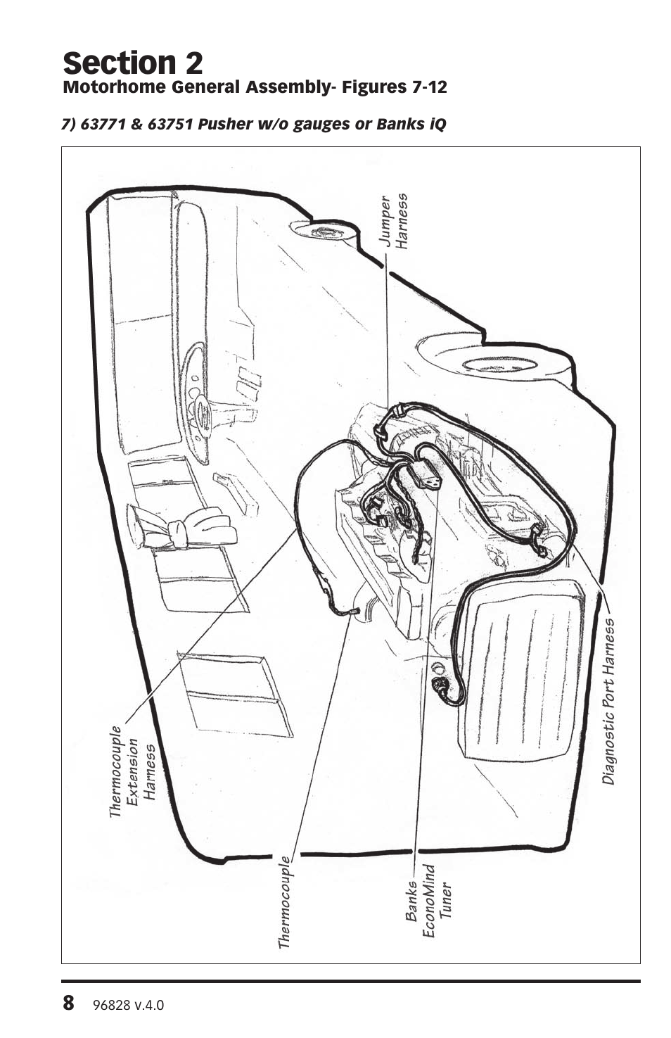 Banks Power Cummins Motorhomes: (Diesel ’03 - 07 ISB-CR 5.9L) Power Pack with EconoMind and Banks iQ w_optional DynaFact Gauges 5.9L (Class-A w_Allison 2000-3000 Trans '03-07), 6.7L (Class-A, All Trans) '07-09 User Manual | Page 8 / 34