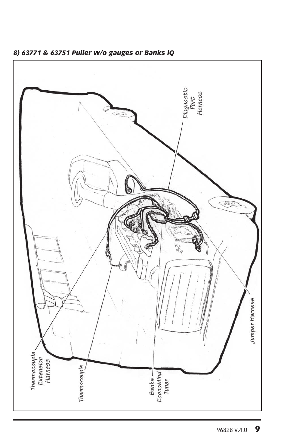 Banks Power Cummins Motorhomes: (Diesel ’03 - 07 ISB-CR 5.9L) Power Pack with EconoMind and Banks iQ w_optional DynaFact Gauges 5.9L (Class-A w_Allison 2000-3000 Trans '03-07), 6.7L (Class-A, All Trans) '07-09 User Manual | Page 9 / 34