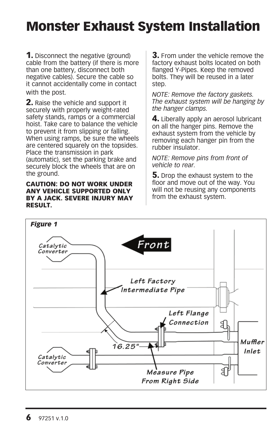 Monster exhaust system installation | Banks Power Toyota Trucks: (Gas ’07 - 14 5.7L Tundra) Exhaust- Monster Exhaust, Split-Dual out the back '09-10 User Manual | Page 6 / 12