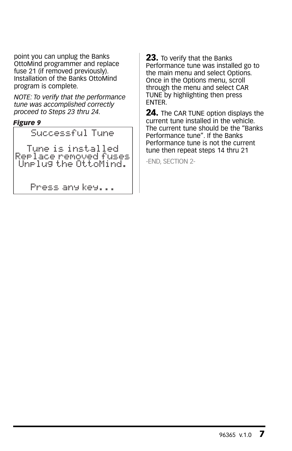 Banks Power GM Motorhomes: (Gas ’01 - 10 8.1L Workhorse) Programmer- AutoMind programmer '02 Class-A MH User Manual | Page 7 / 16