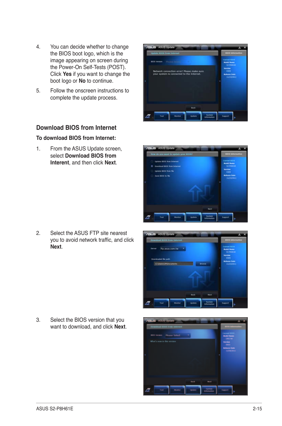 Asus S2-P8H61E User Manual | Page 31 / 80