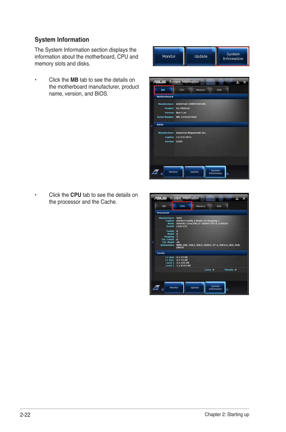 Asus S2-P8H61E User Manual | Page 38 / 80