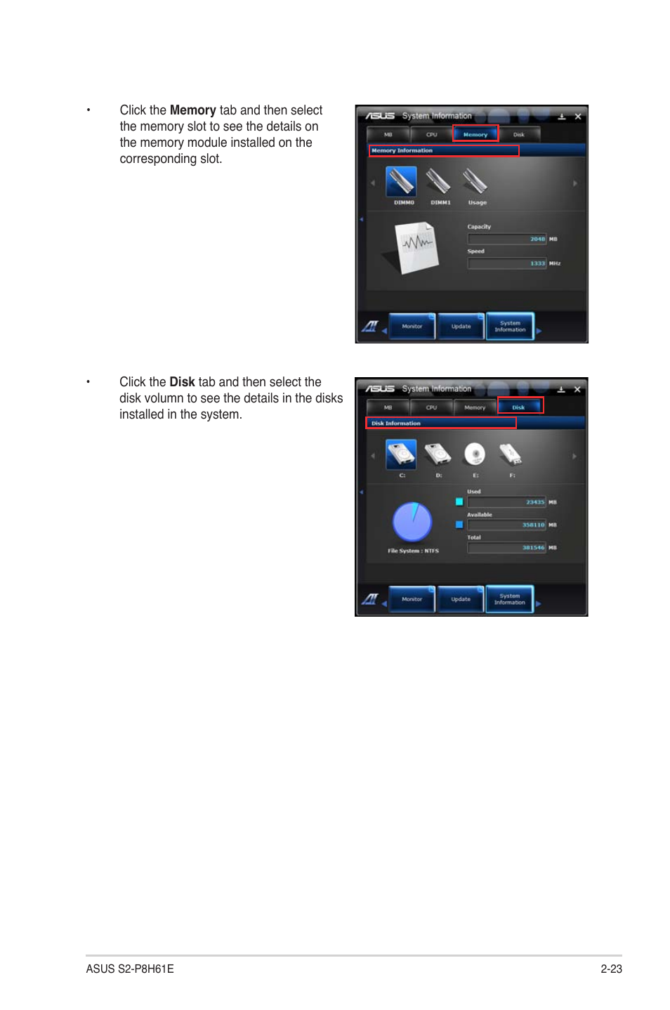Asus S2-P8H61E User Manual | Page 39 / 80