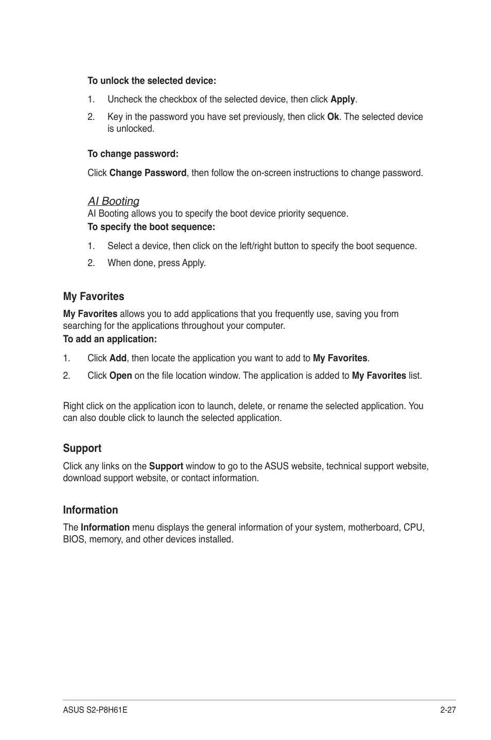 Asus S2-P8H61E User Manual | Page 43 / 80