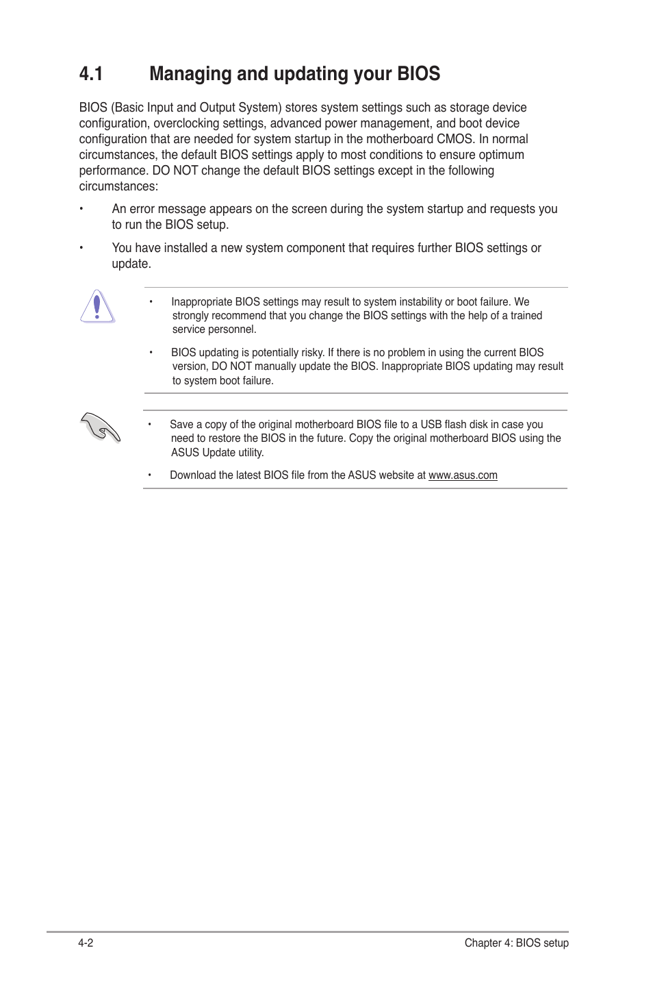 1 managing and updating your bios, Managing and updating your bios -2 | Asus S2-P8H61E User Manual | Page 56 / 80