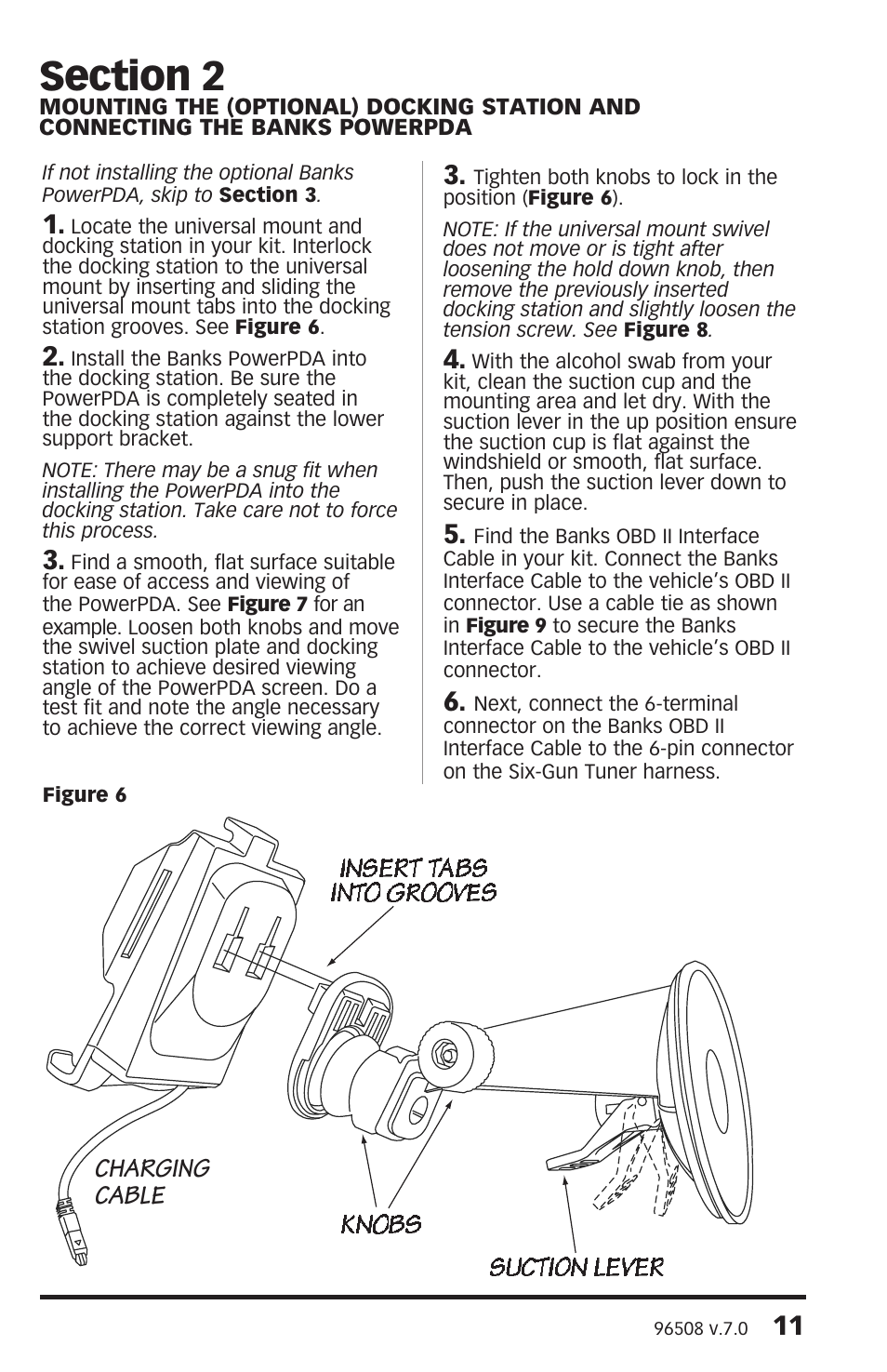 Charging cable | Banks Power Chevy_GMC Trucks: Duramax LMM (Diesel ’07 - 10 6.6L) Tuner- Six-Gun Diesel Tuner '07-09 (PDA) Compatible w_ Optional PowerPDA User Manual | Page 11 / 28