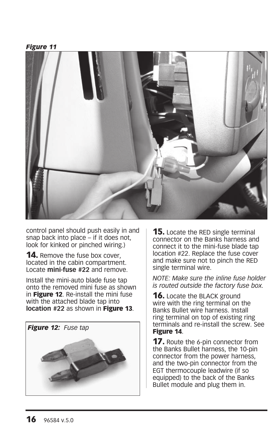 Banks Power Ford Trucks: (Diesel ’03 - 07 6.0L Power Stroke) Tuner- Bullet Diesel Tuner '03-07 User Manual | Page 16 / 24