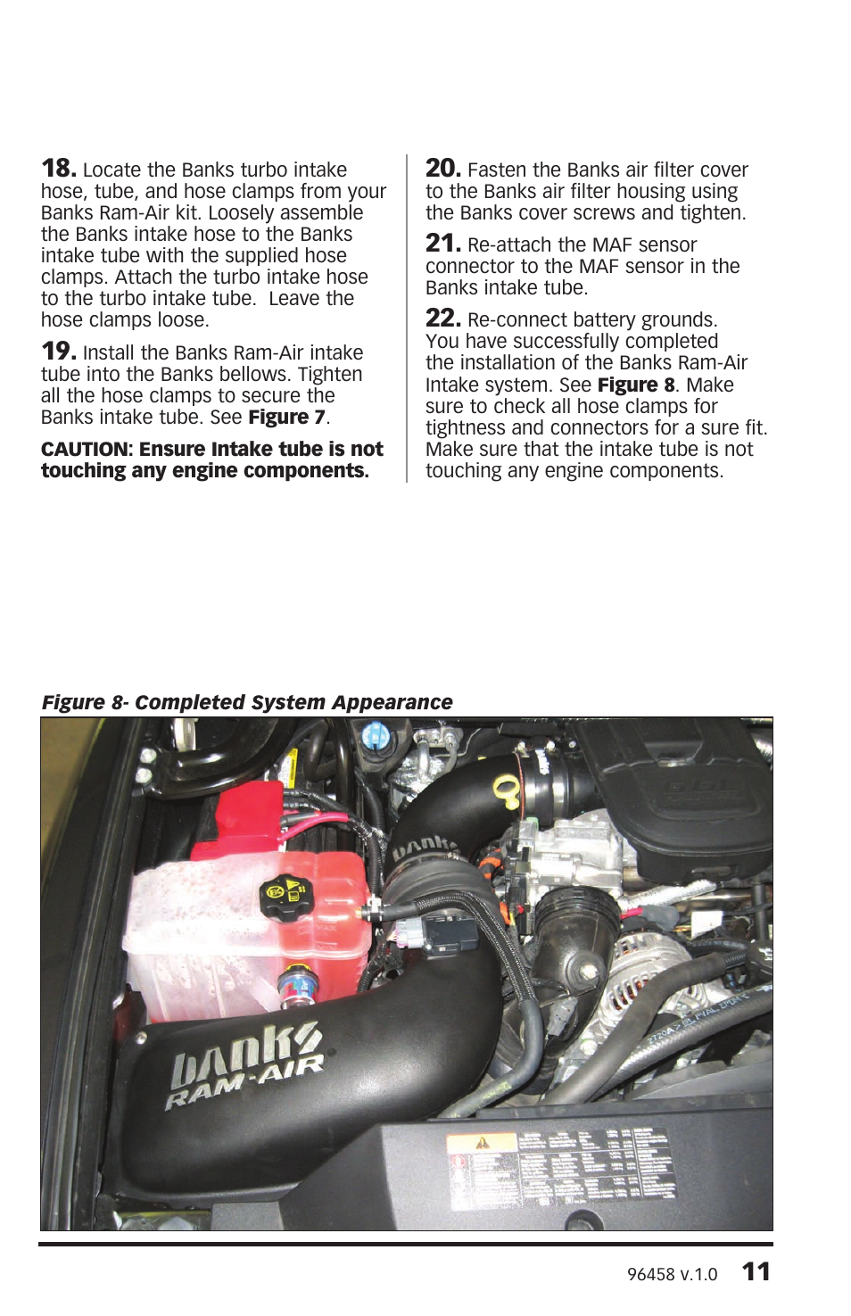 Banks Power Chevy_GMC Trucks: Duramax LML (Diesel ’11 - 14 6.6L) Intake- Ram-Air Intake System '11 User Manual | Page 11 / 12