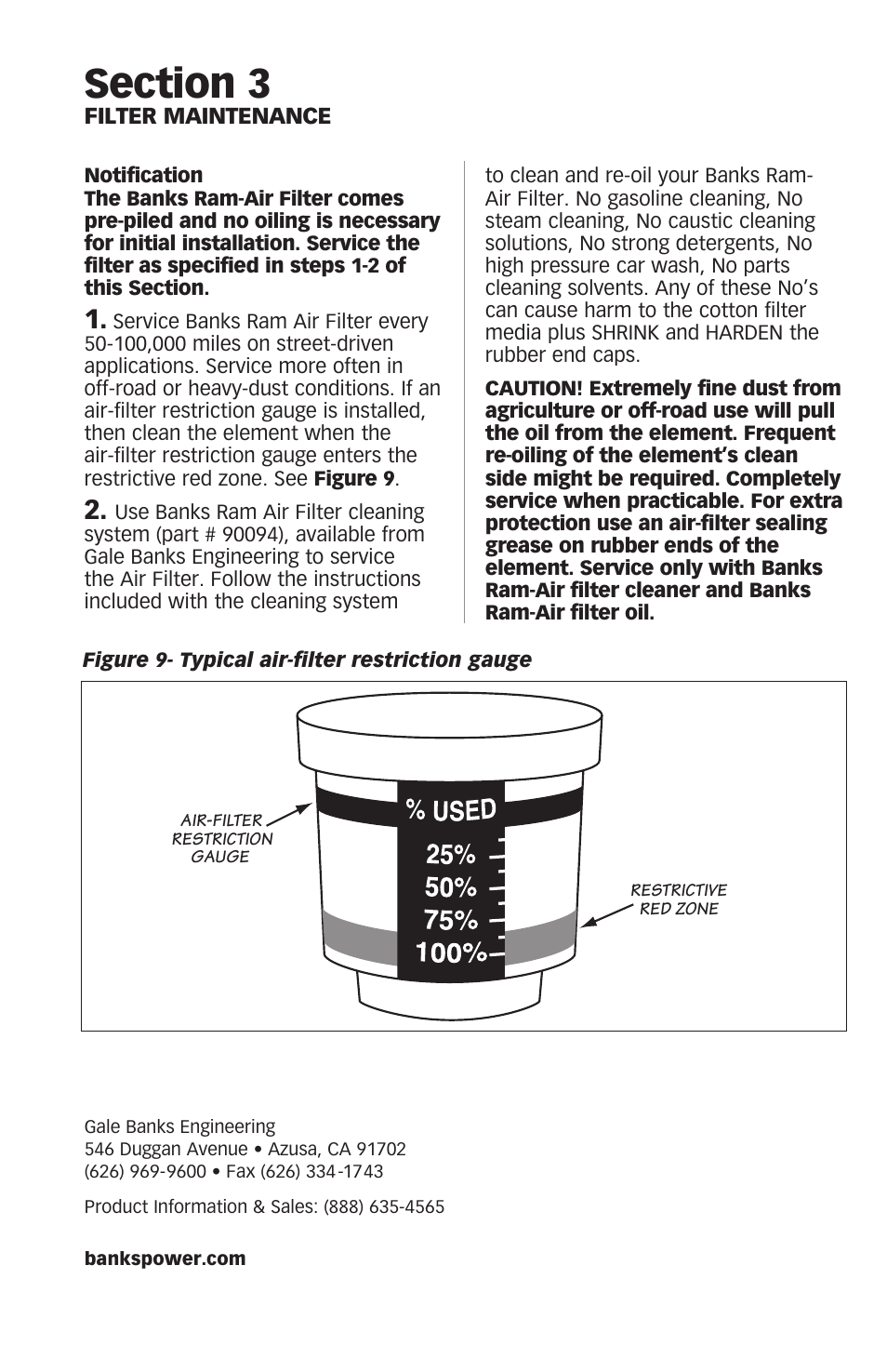 Banks Power Chevy_GMC Trucks: Duramax LML (Diesel ’11 - 14 6.6L) Intake- Ram-Air Intake System '11 User Manual | Page 12 / 12