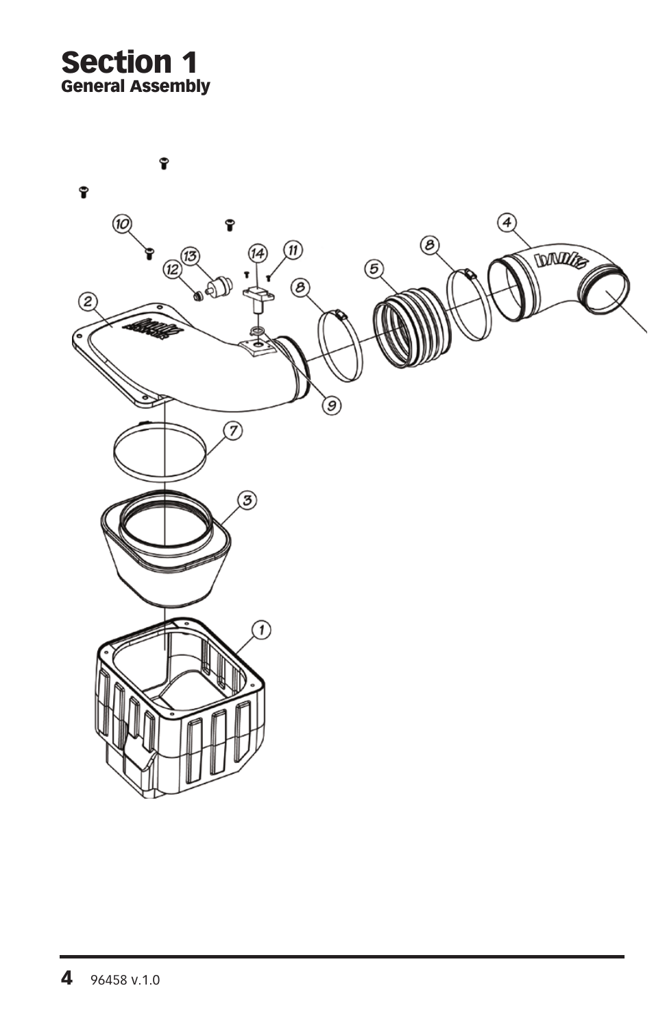Banks Power Chevy_GMC Trucks: Duramax LML (Diesel ’11 - 14 6.6L) Intake- Ram-Air Intake System '11 User Manual | Page 4 / 12