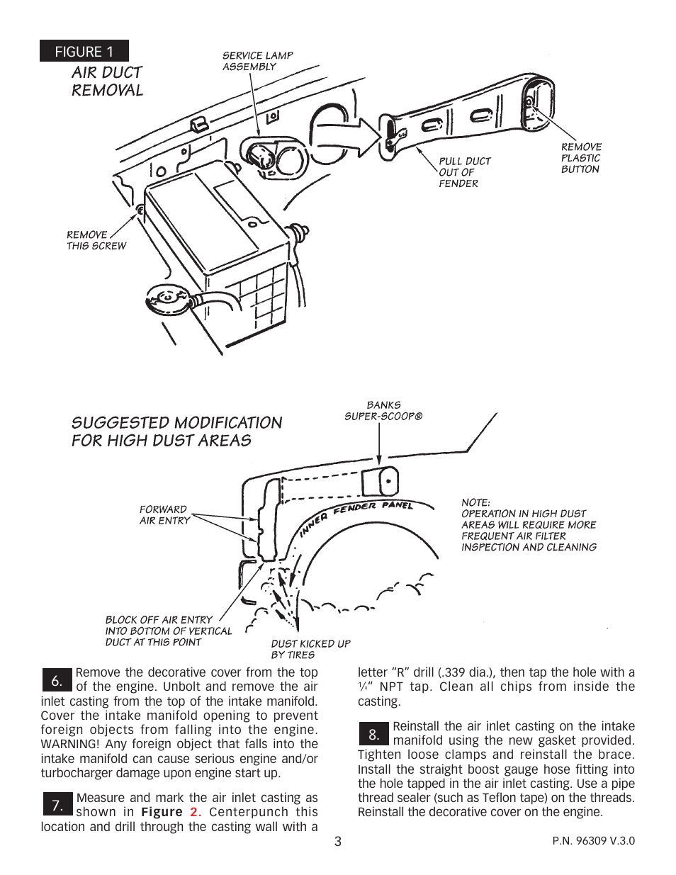 Banks Power Chevy_GMC Trucks: Diesel ’93 - 96 6.5L Power Systems- Stinger System '93-early '94 (non-cat) & '94-up ( w_ cat) Pickups & Suburbans w_ factory turbo option User Manual | Page 3 / 16