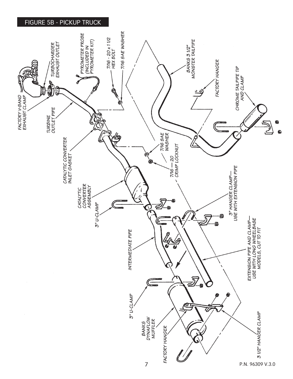 Banks Power Chevy_GMC Trucks: Diesel ’93 - 96 6.5L Power Systems- Stinger System '93-early '94 (non-cat) & '94-up ( w_ cat) Pickups & Suburbans w_ factory turbo option User Manual | Page 7 / 16