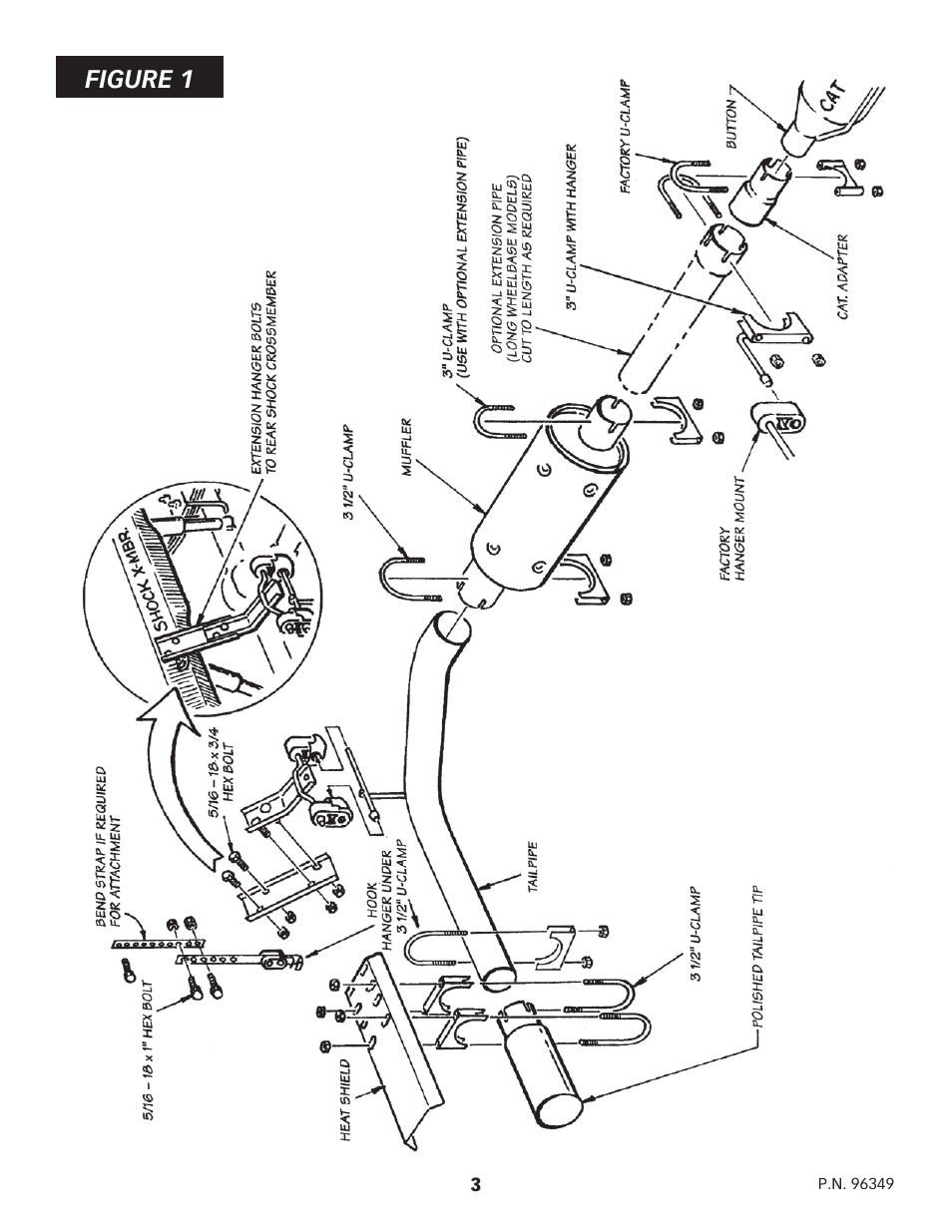 Figure 1 | Banks Power Ford Motorhomes: (Gas ’93 - 97 7.5L Class-C) Power Systems- Stinger system (Class-C) For Use w_ 460 EFI Engine User Manual | Page 3 / 8