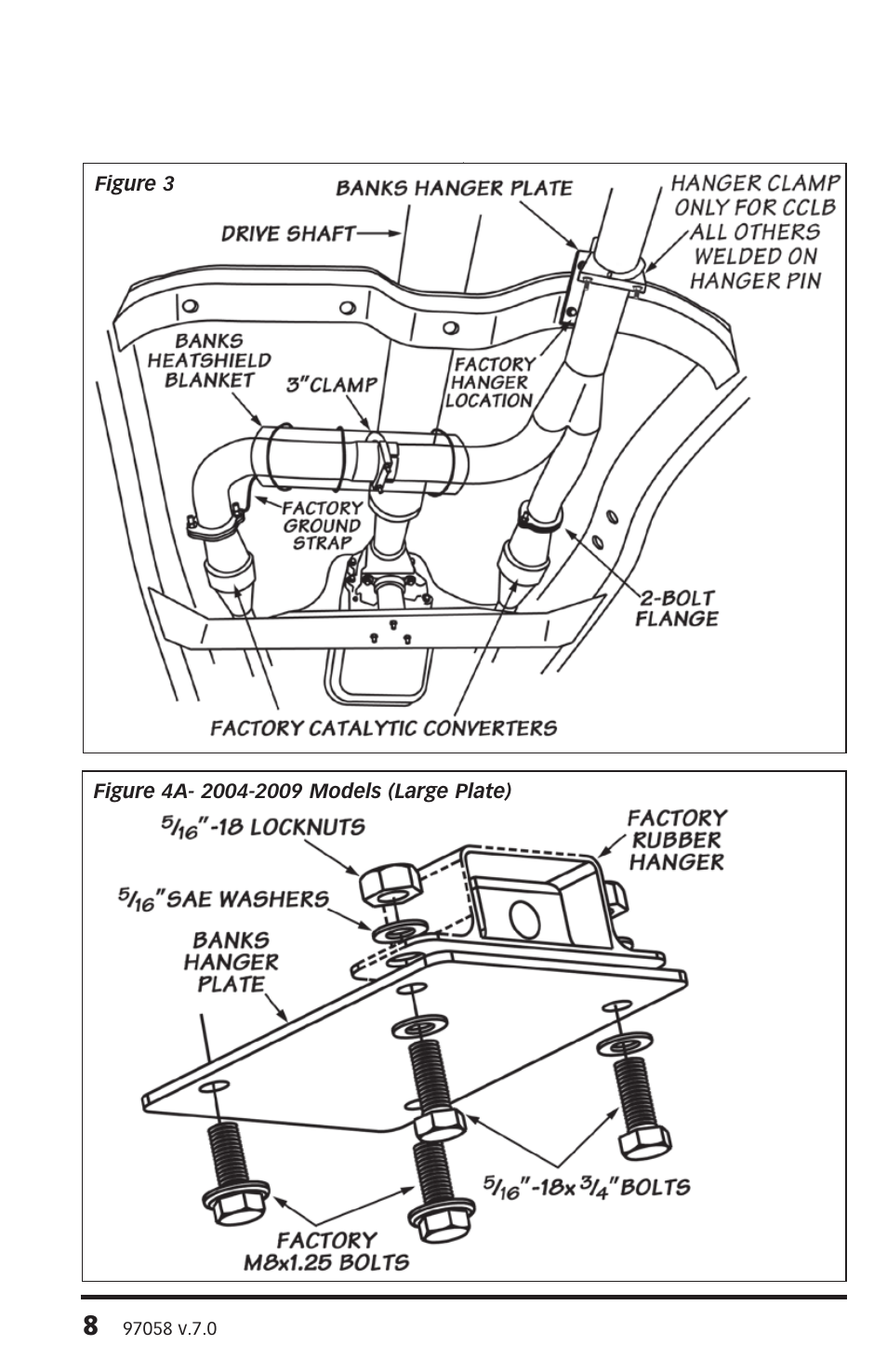 Banks Power Nissan Trucks: (Gas ’04 - 11 5.6L Titan) Exhaust- Monster Exhaust, Single Passenger side exit '04-09 User Manual | Page 8 / 12