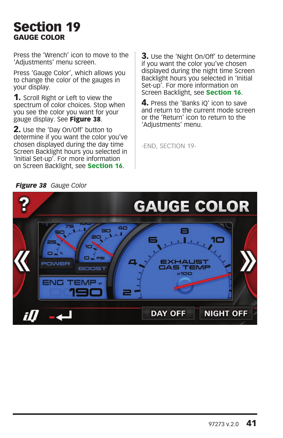 Banks Power Interface- Banks iQ 2.0 1996 & Later Vehicles with OBDII Diagnostics User Manual | Page 41 / 48