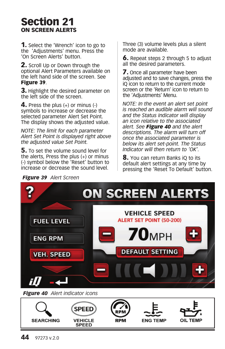 Banks Power Interface- Banks iQ 2.0 1996 & Later Vehicles with OBDII Diagnostics User Manual | Page 44 / 48