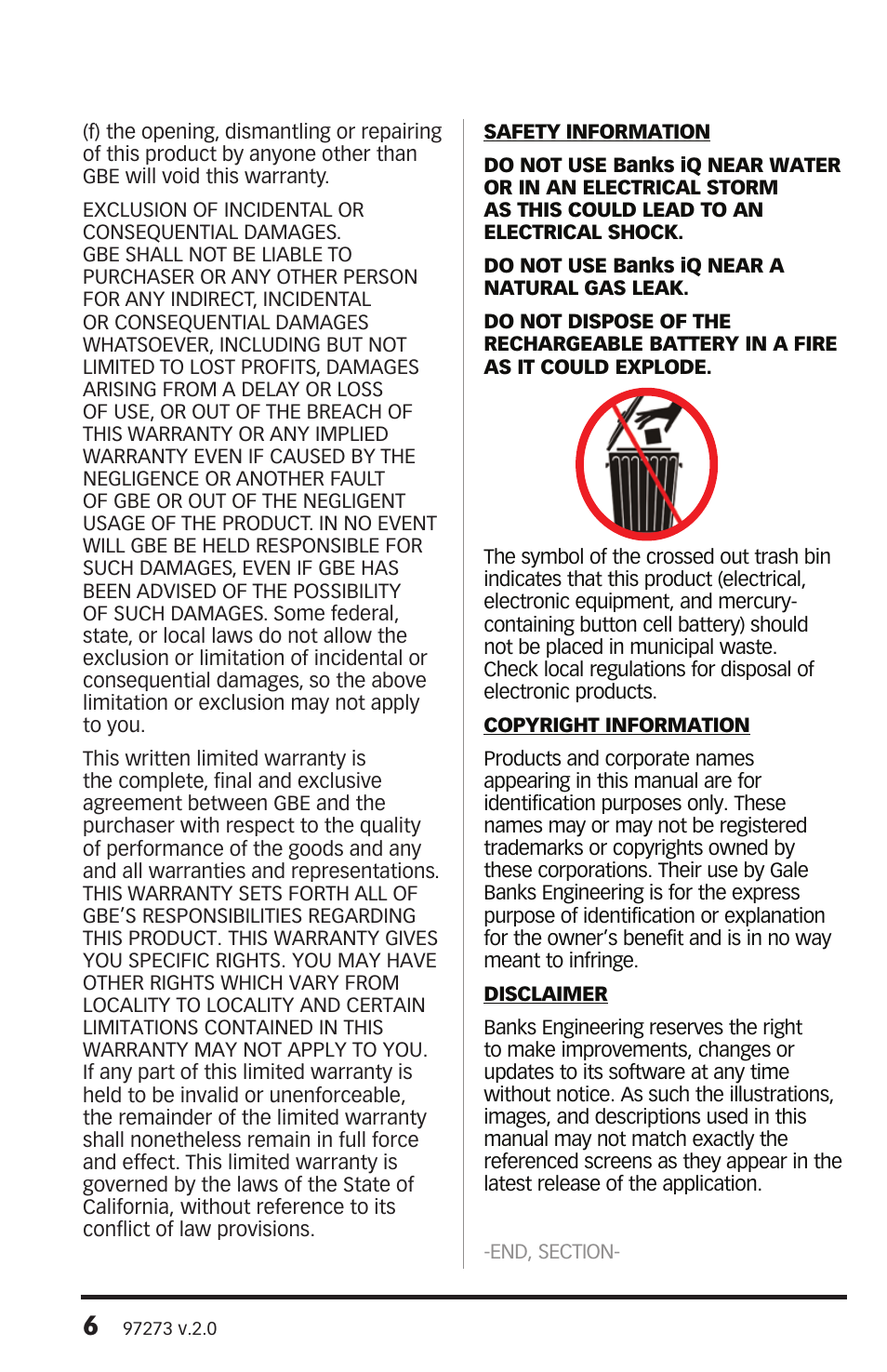 Banks Power Interface- Banks iQ 2.0 1996 & Later Vehicles with OBDII Diagnostics User Manual | Page 6 / 48
