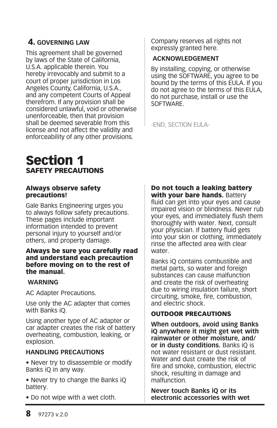 Banks Power Interface- Banks iQ 2.0 1996 & Later Vehicles with OBDII Diagnostics User Manual | Page 8 / 48