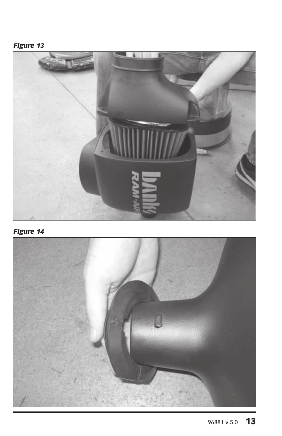 Banks Power Ford Trucks: (Gas ’04 - 08 F-150 V6 & V8) Intake- Banks Ram-Air Intake system '04-08 F150 5.4L User Manual | Page 13 / 16