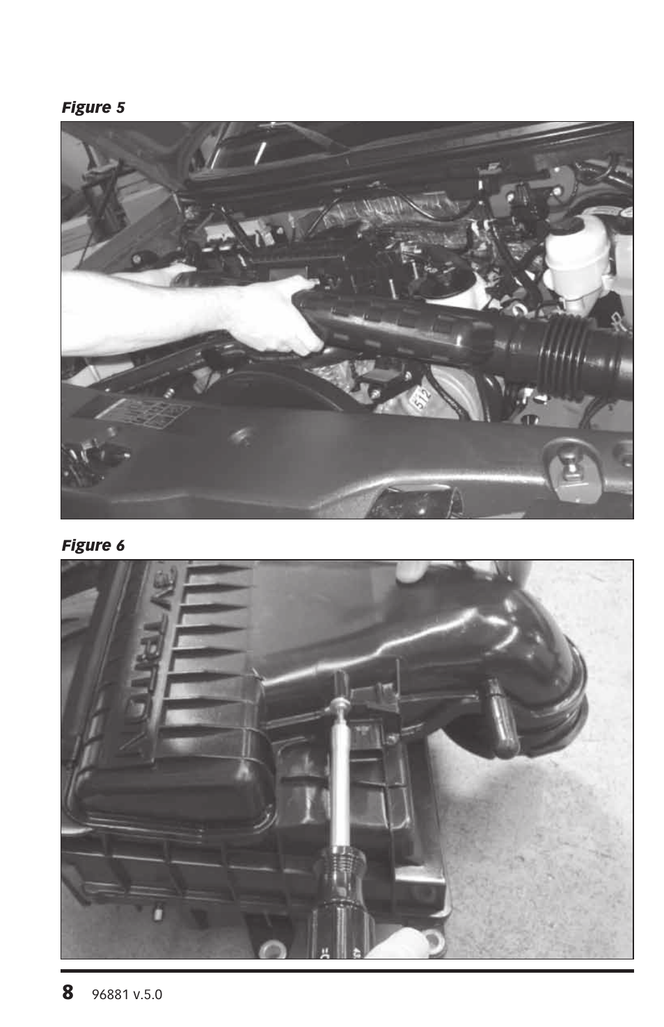 Banks Power Ford Trucks: (Gas ’04 - 08 F-150 V6 & V8) Intake- Banks Ram-Air Intake system '04-08 F150 5.4L User Manual | Page 8 / 16