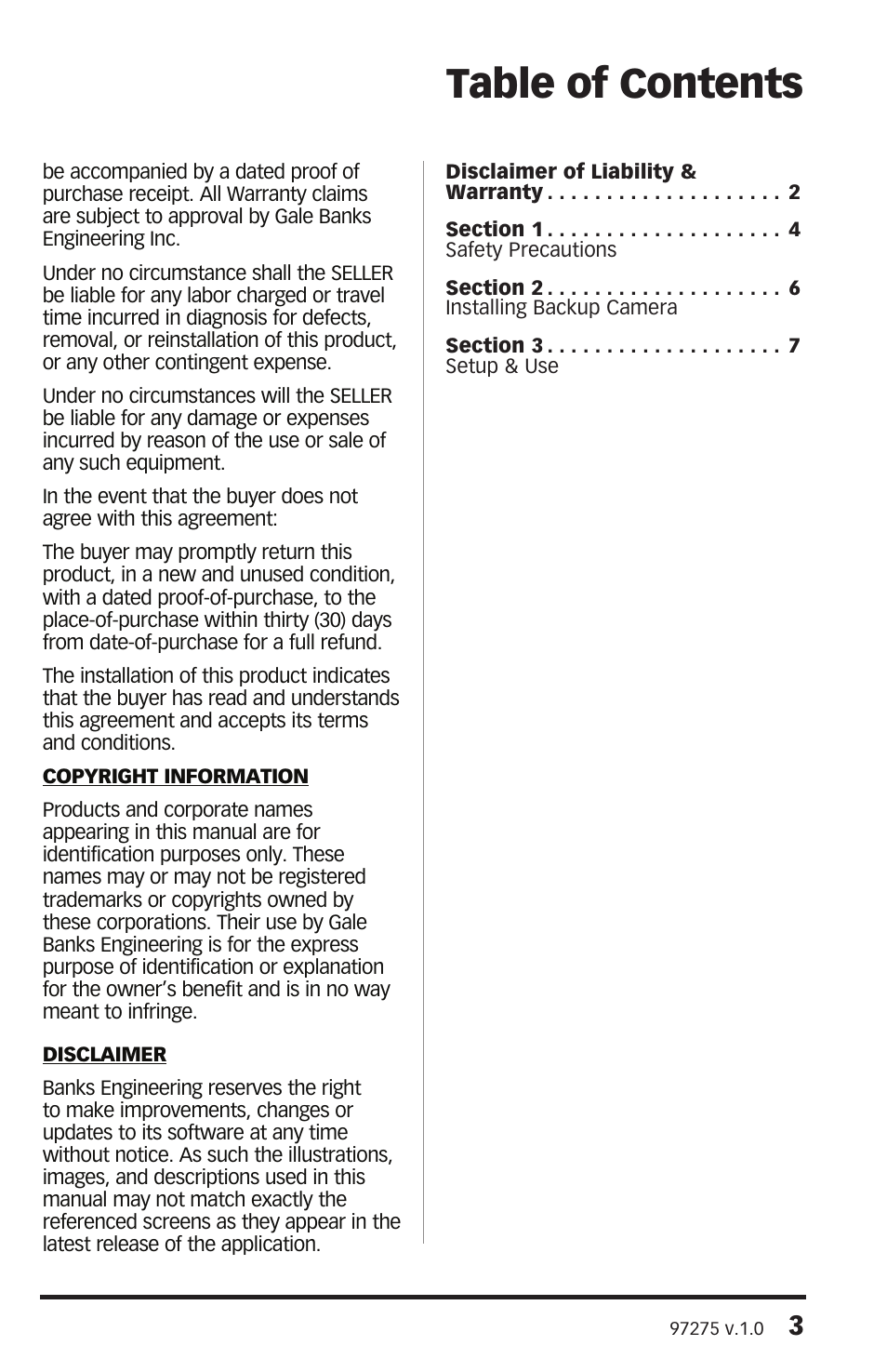 Banks Power Backup Camera For use with Banks iQ 2.0 User Manual | Page 3 / 8