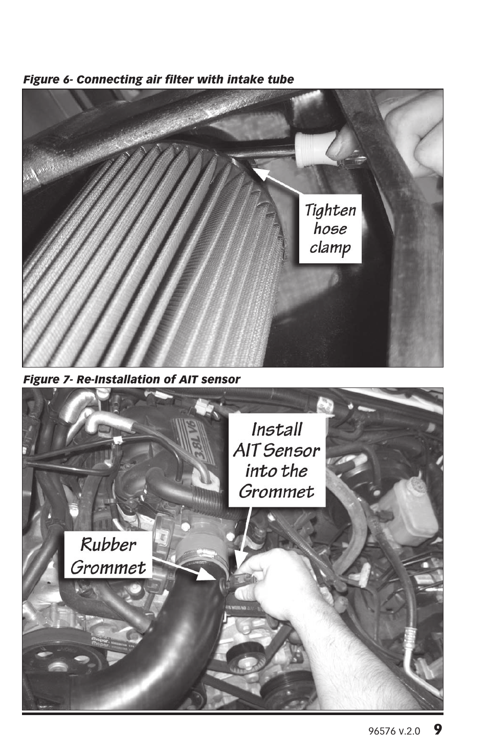 Banks Power Jeep Trucks: (Gas ’07 - 11 3.8L) Intake- Ram-Air Intake System '07-09 Jeep 3.8L User Manual | Page 9 / 12