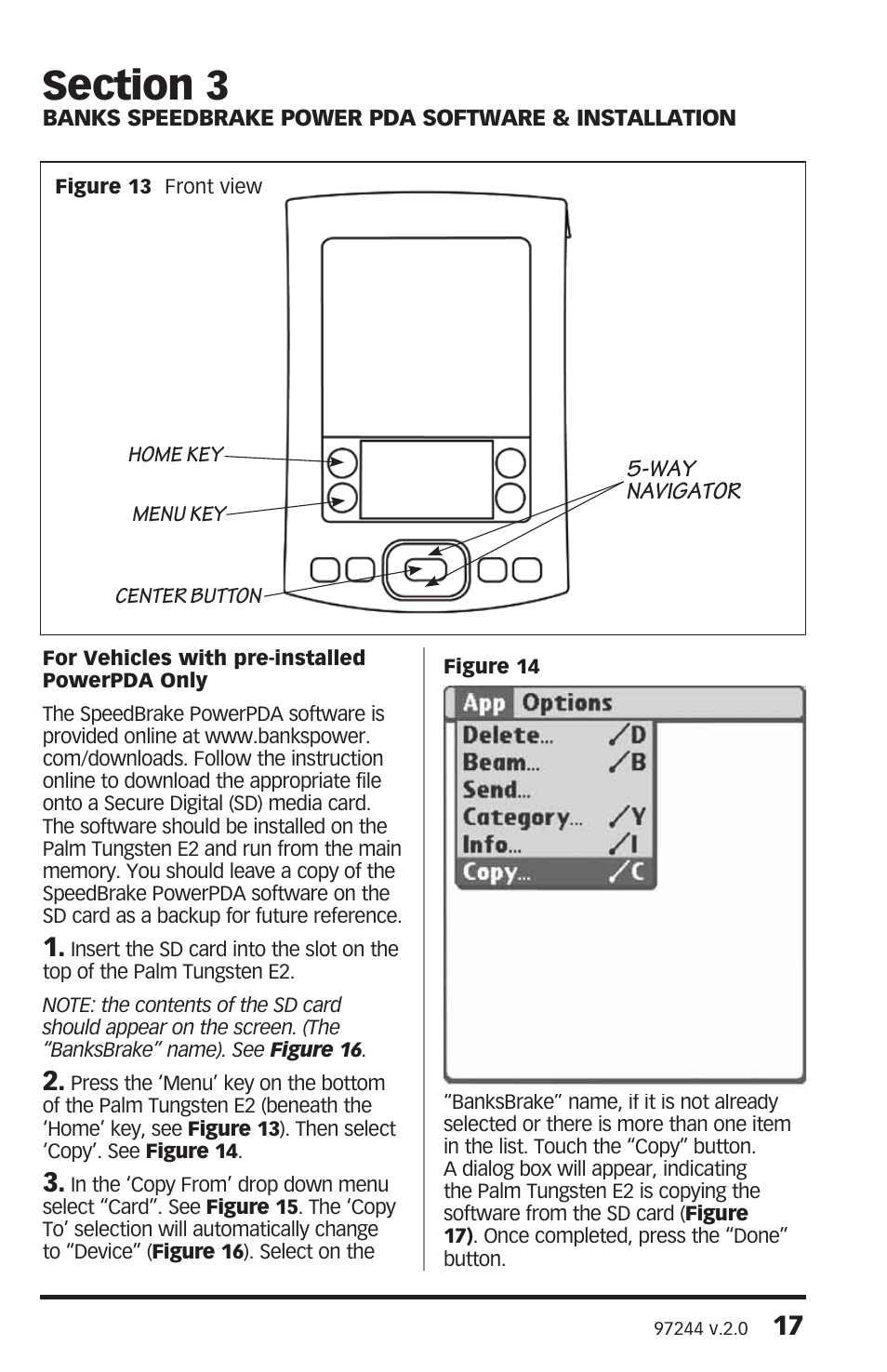 Banks Power Ford Trucks: (Diesel ’08 - 10 6.4L Power Stroke) Speed Control- SpeedBrake '08-09  For use with PowerPDA & Banks iQ User Manual | Page 17 / 24