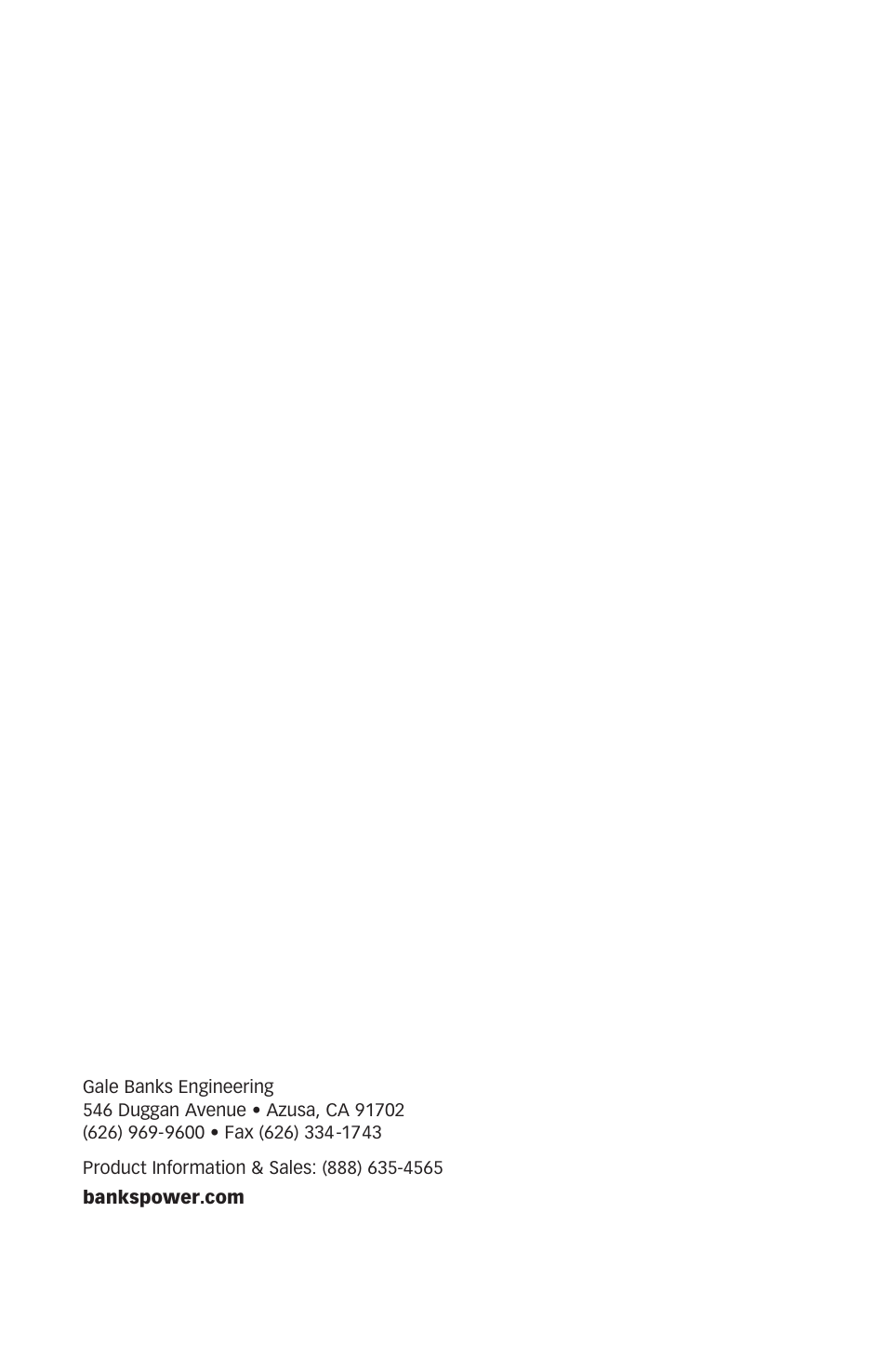 Banks Power Ford Trucks: (Diesel ’08 - 10 6.4L Power Stroke) Speed Control- SpeedBrake '08-09  For use with PowerPDA & Banks iQ User Manual | Page 24 / 24