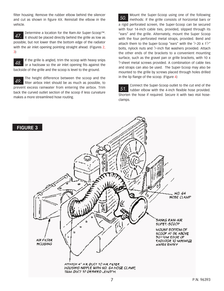 Banks Power GM Motorhomes: (Gas ’96 - 00 7.4L Vortec) PowerPack system (EFI Vortec, P12 chassis) User Manual | Page 7 / 10