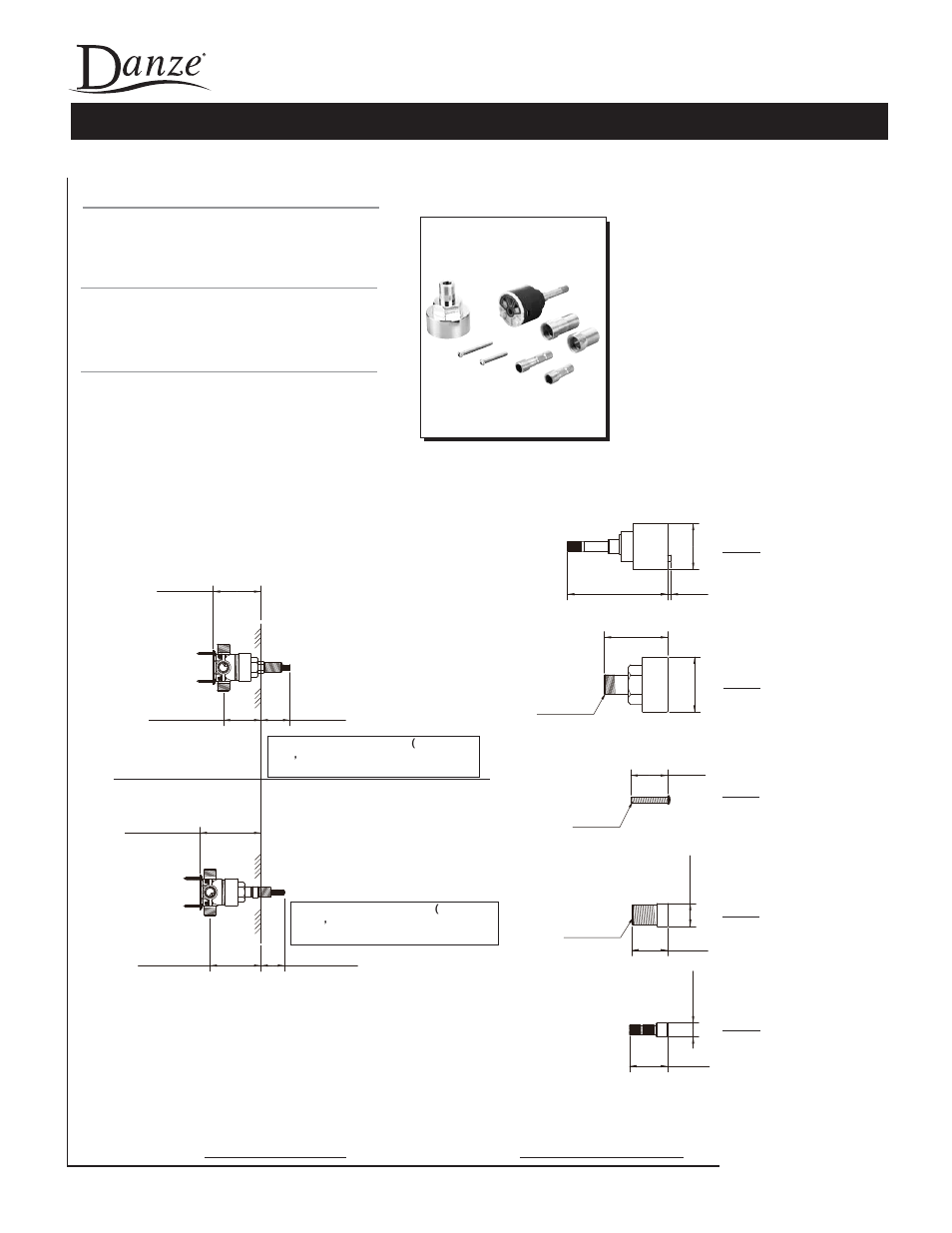 Danze D130001B - Spec Sheets User Manual | 2 pages