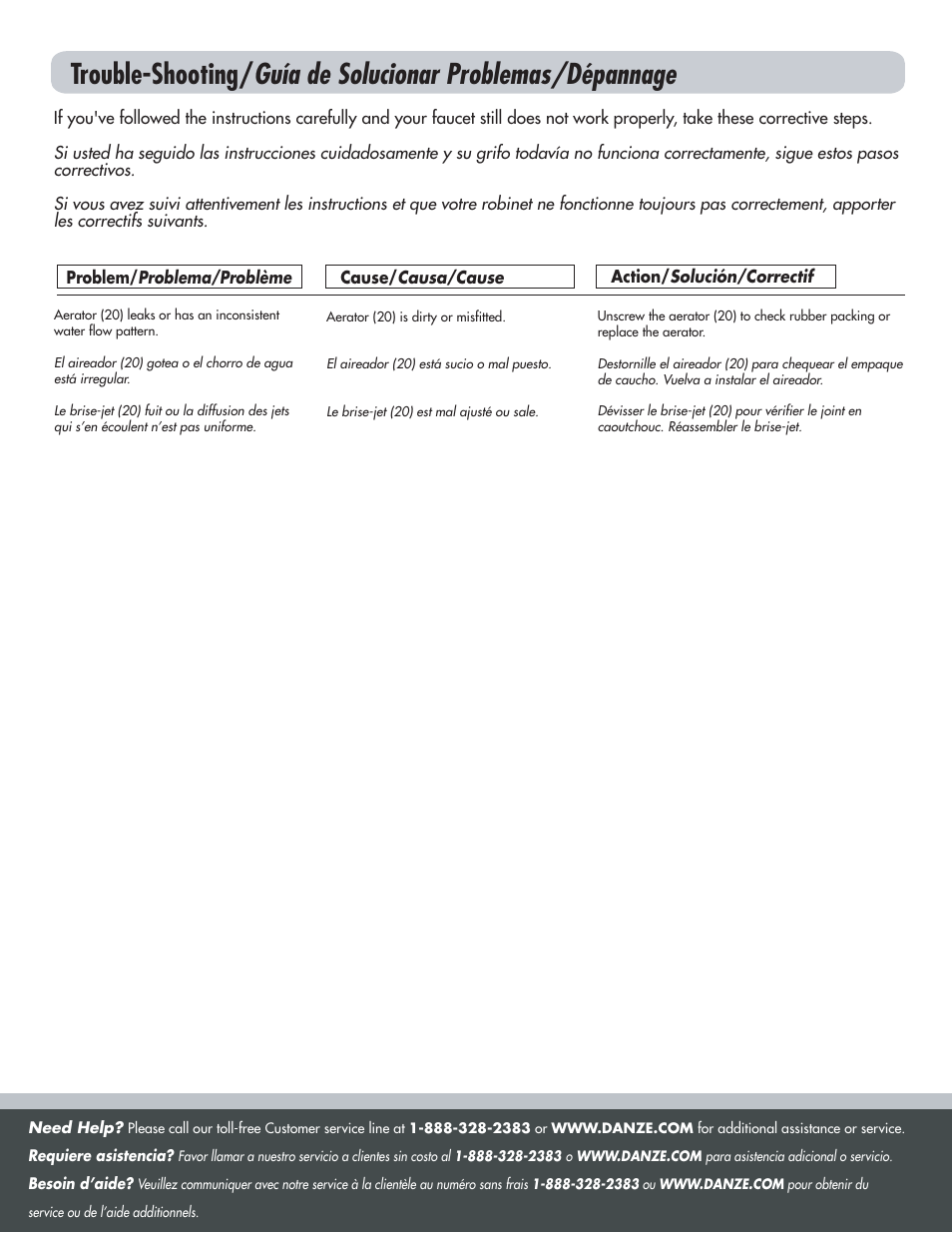 Danze D303354 - Installation Manual User Manual | Page 5 / 6