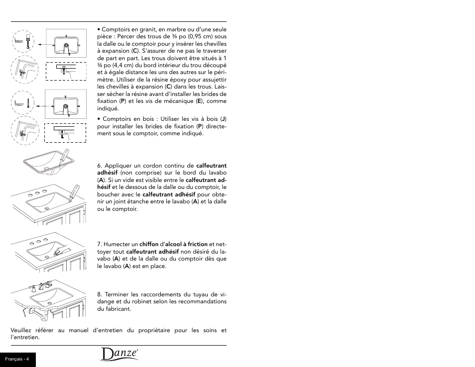 Danze DC067250 - Installation Manual User Manual | Page 8 / 8