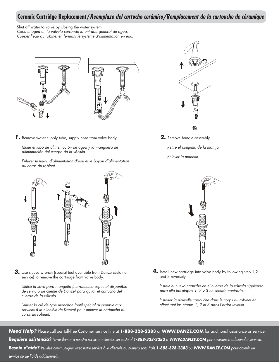 Danze D304554 - Installation Manual User Manual | Page 7 / 7