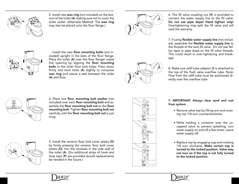 Danze DC031321 - Installation Manual User Manual | Page 4 / 11