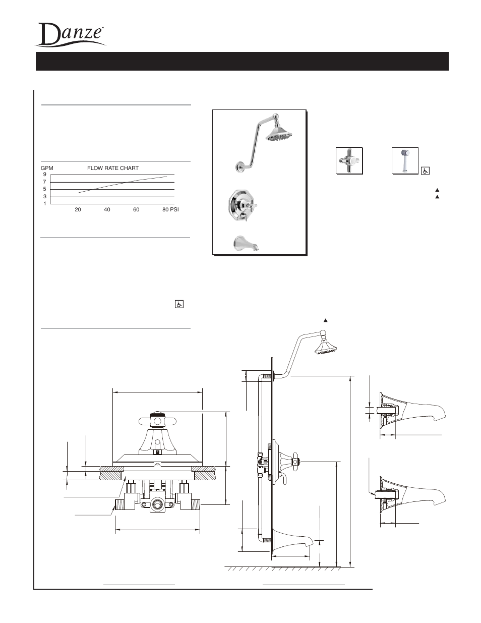 Danze D503066 - Spec Sheets User Manual | 2 pages