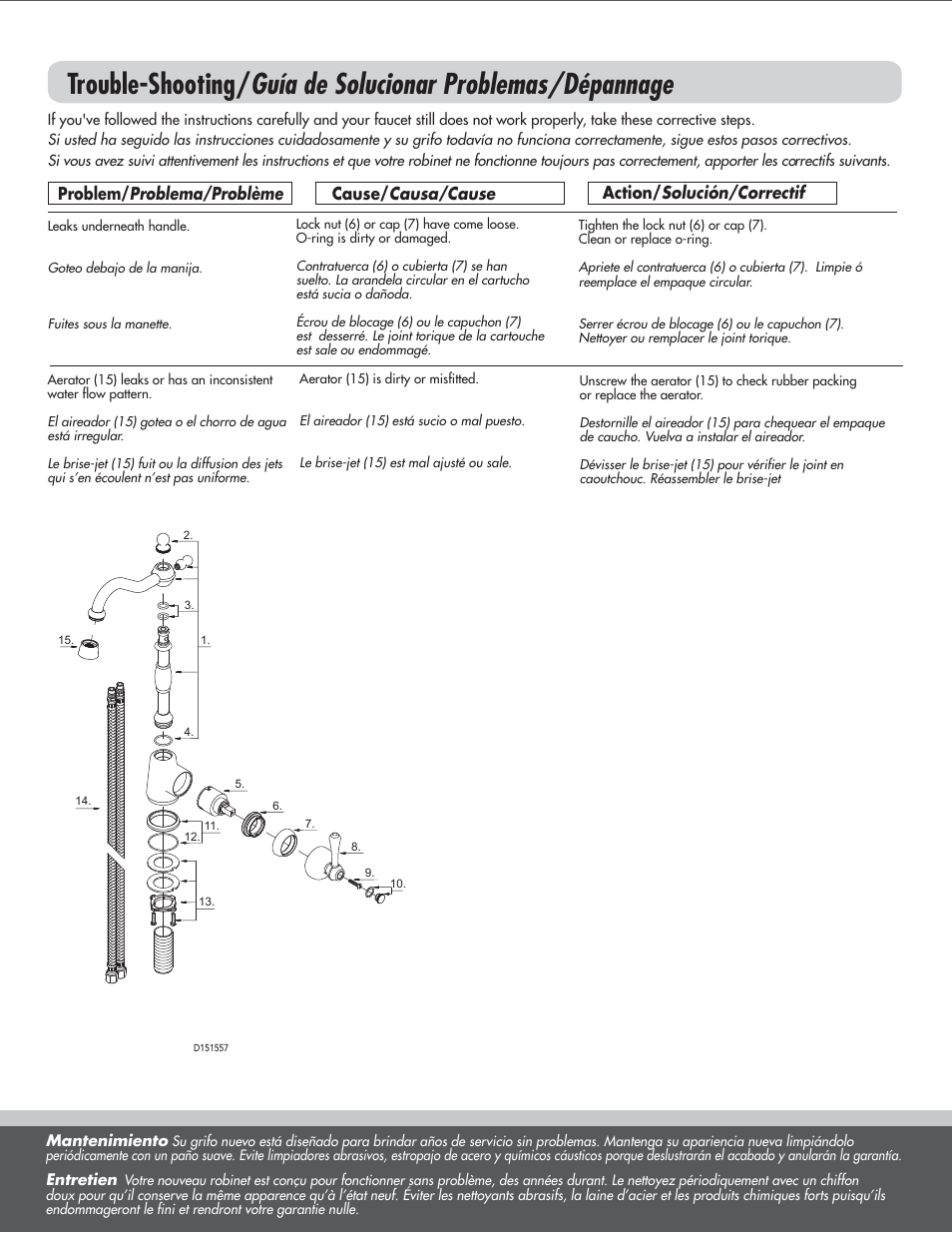 Danze D151557 - Installation Manual User Manual | Page 3 / 3