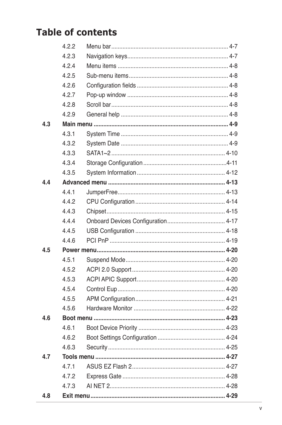 Asus S1-AT5NM10E User Manual | Page 5 / 68