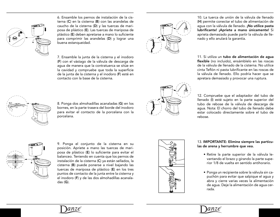 Danze DC013230-DC012223 - Installation Manual User Manual | Page 8 / 13