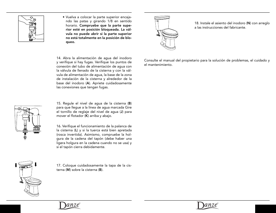 Danze DC013230-DC012223 - Installation Manual User Manual | Page 9 / 13