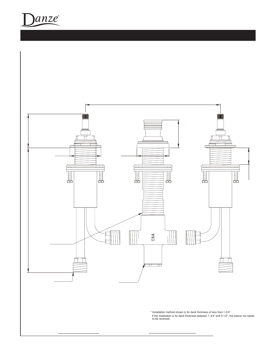 Specifications | Danze D307740 - Spec Sheets User Manual | Page 2 / 2