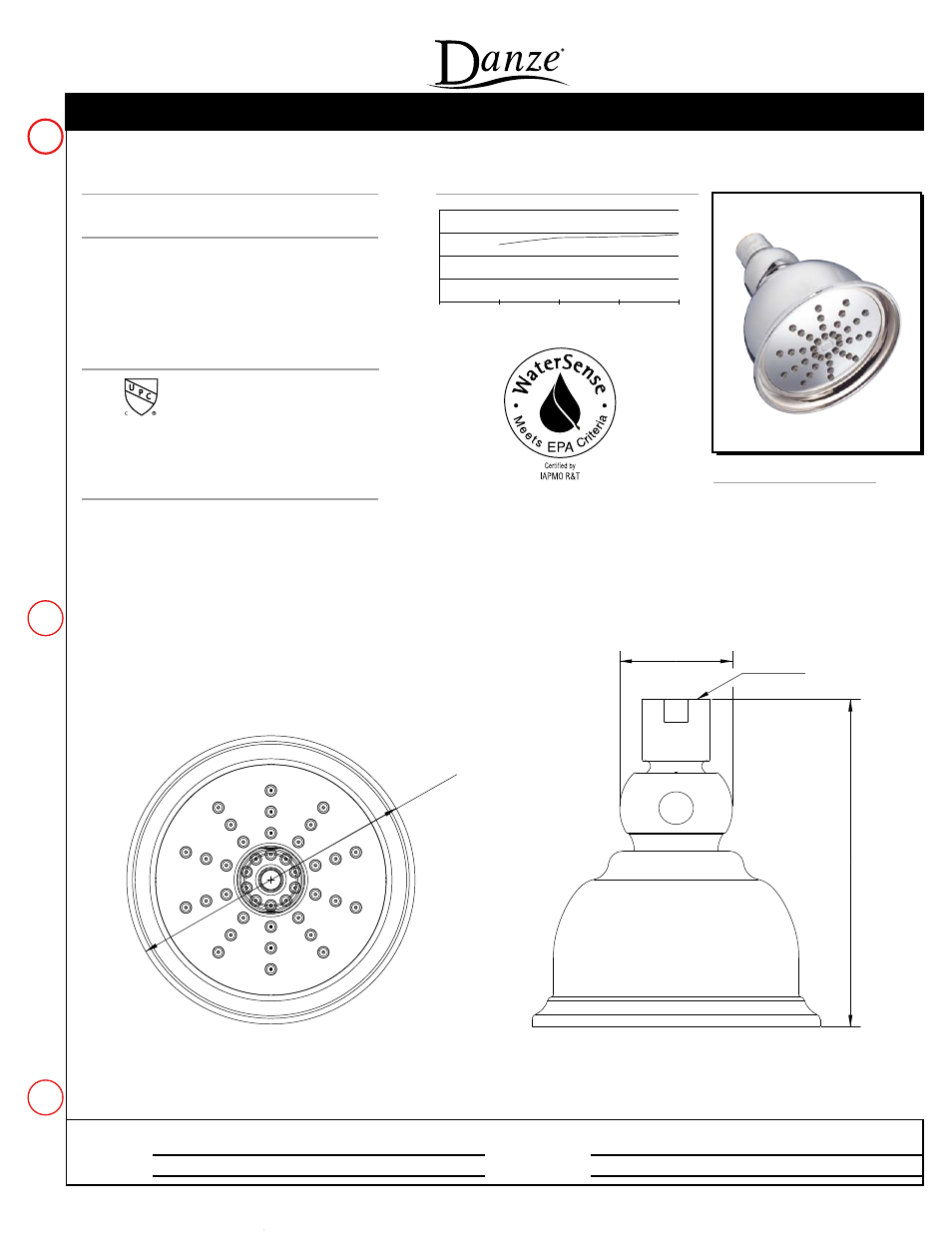 Danze D460025 - Spec Sheets User Manual | 1 page