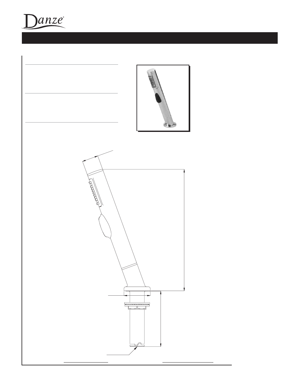 Danze D491115 - Spec Sheets User Manual | 1 page