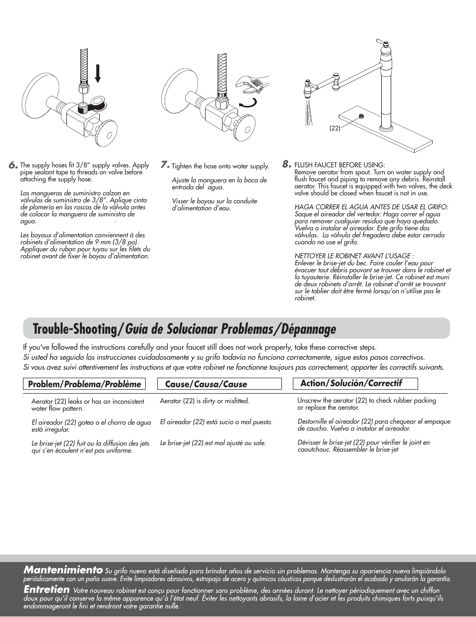 Danze D206557 - Installation Manual User Manual | Page 3 / 3