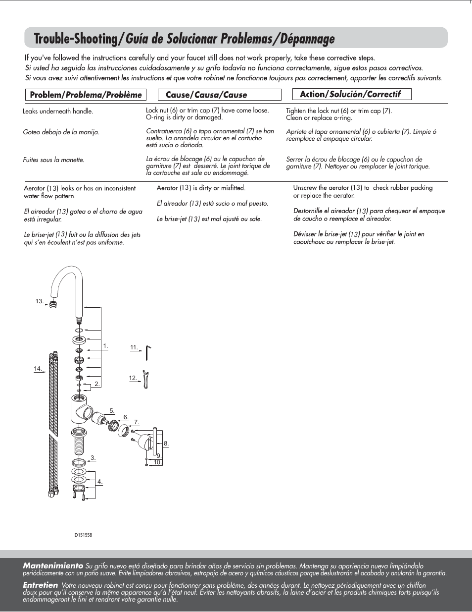 Danze D151558 - Installation Manual User Manual | Page 3 / 3