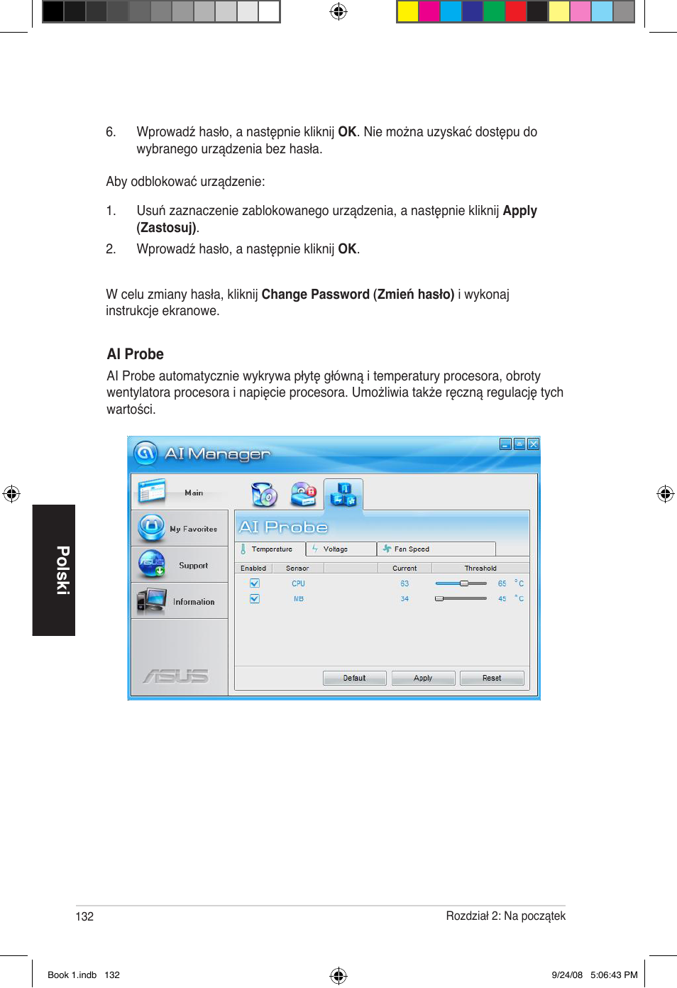 Polski | Asus Essentio ES5000 User Manual | Page 133 / 174